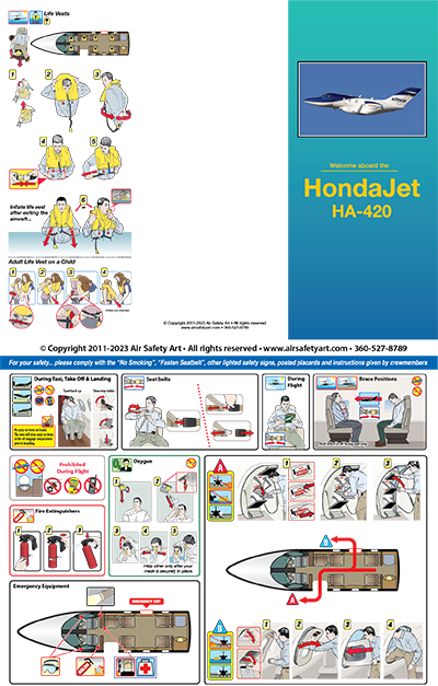 HondaJet HA-420 - Air Safety Art International